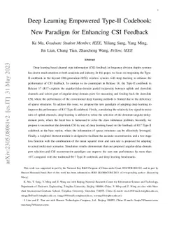 Deep Learning Empowered Type-II Codebook: New Paradigm for Enhancing CSI
  Feedback