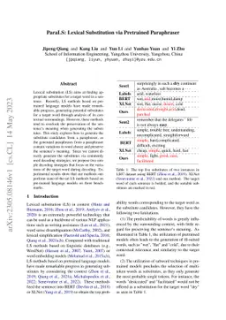 ParaLS: Lexical Substitution via Pretrained Paraphraser