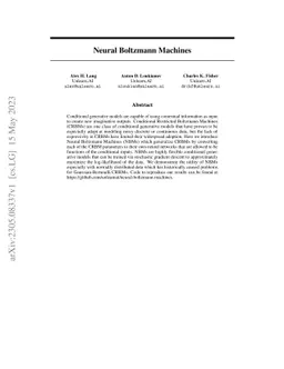 Neural Boltzmann Machines