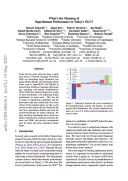 What's the Meaning of Superhuman Performance in Today's NLU?
