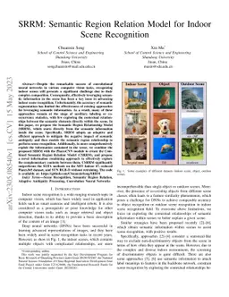 SRRM: Semantic Region Relation Model for Indoor Scene Recognition