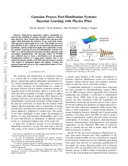 Gaussian Process Port-Hamiltonian Systems: Bayesian Learning with
  Physics Prior