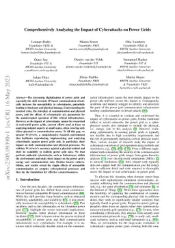 Comprehensively Analyzing the Impact of Cyberattacks on Power Grids