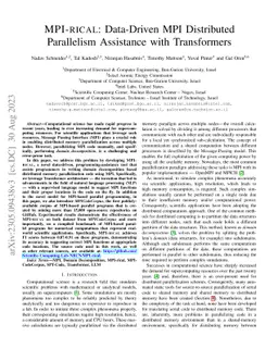 MPI-rical: Data-Driven MPI Distributed Parallelism Assistance with
  Transformers