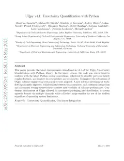 UQpy v4.1: Uncertainty Quantification with Python