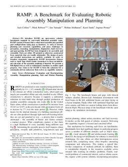RAMP: A Benchmark for Evaluating Robotic Assembly Manipulation and
  Planning