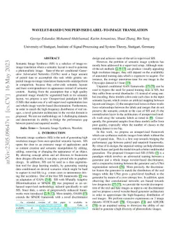 Wavelet-based Unsupervised Label-to-Image Translation