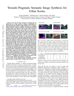 Towards Pragmatic Semantic Image Synthesis for Urban Scenes