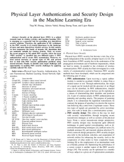 Physical Layer Authentication and Security Design in the Machine
  Learning Era