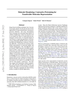 Molecule-Morphology Contrastive Pretraining for Transferable Molecular
  Representation