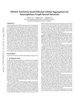 SIGMA: An Efficient Heterophilous Graph Neural Network with Fast Global Aggregation
