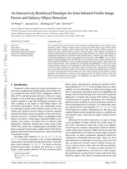 An Interactively Reinforced Paradigm for Joint Infrared-Visible Image
  Fusion and Saliency Object Detection