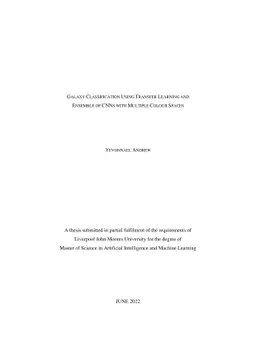 Galaxy Classification Using Transfer Learning and Ensemble of CNNs With
  Multiple Colour Spaces