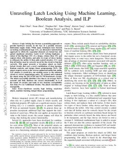 Unraveling Latch Locking Using Machine Learning, Boolean Analysis, and
  ILP