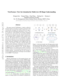 ViewFormer: View Set Attention for Multi-view 3D Shape Understanding