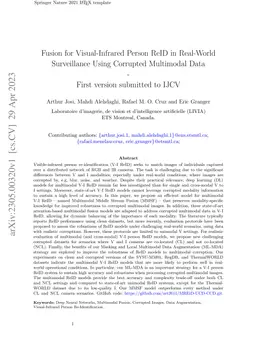 Fusion for Visual-Infrared Person ReID in Real-World Surveillance Using
  Corrupted Multimodal Data