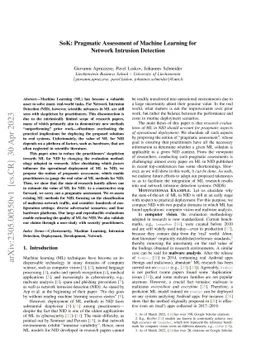 SoK: Pragmatic Assessment of Machine Learning for Network Intrusion
  Detection