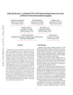 Inferring the past: a combined CNN-LSTM deep learning framework to fuse
  satellites for historical inundation mapping