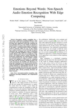 Emotions Beyond Words: Non-Speech Audio Emotion Recognition With Edge
  Computing