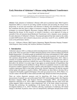 Early Detection of Alzheimer's Disease using Bottleneck Transformers