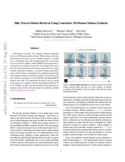 TMR: Text-to-Motion Retrieval Using Contrastive 3D Human Motion
  Synthesis