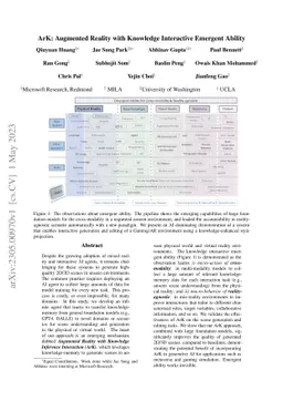 ArK: Augmented Reality with Knowledge Interactive Emergent Ability