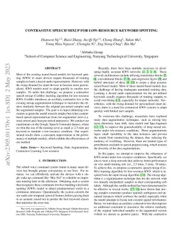 Contrastive Speech Mixup for Low-resource Keyword Spotting