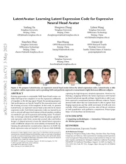 LatentAvatar: Learning Latent Expression Code for Expressive Neural Head
  Avatar