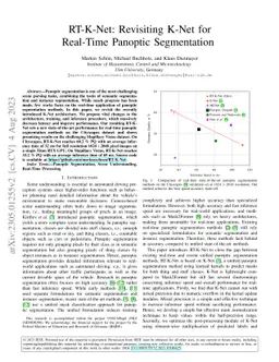 RT-K-Net: Revisiting K-Net for Real-Time Panoptic Segmentation