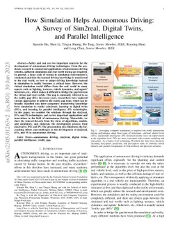 How Simulation Helps Autonomous Driving:A Survey of Sim2real, Digital
  Twins, and Parallel Intelligence