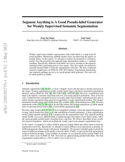 Segment Anything is A Good Pseudo-label Generator for Weakly Supervised
  Semantic Segmentation