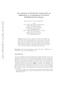 An extension of Overbeck's attack with an application to cryptanalysis
  of Twisted Gabidulin-based schemes