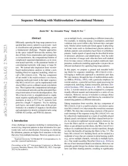 Sequence Modeling with Multiresolution Convolutional Memory