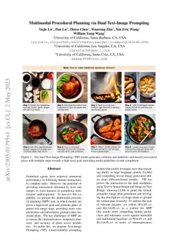 Multimodal Procedural Planning via Dual Text-Image Prompting