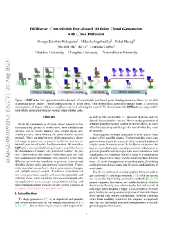 DiffFacto: Controllable Part-Based 3D Point Cloud Generation with Cross
  Diffusion