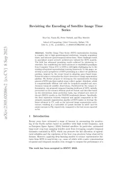 Revisiting the Encoding of Satellite Image Time Series