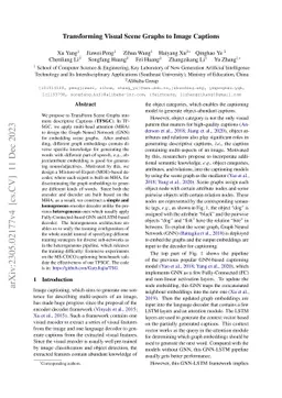 Transforming Visual Scene Graphs to Image Captions