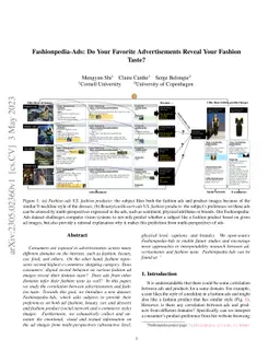 Fashionpedia-Ads: Do Your Favorite Advertisements Reveal Your Fashion
  Taste?