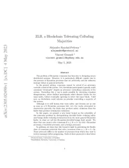 ZLB, a Blockchain Tolerating Colluding Majorities