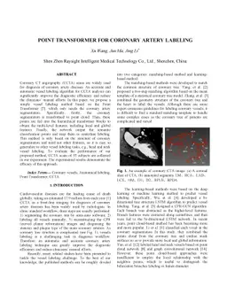 Point Transformer For Coronary Artery Labeling