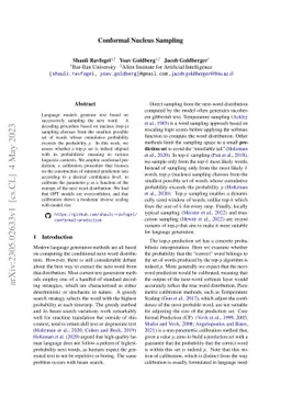 Conformal Nucleus Sampling