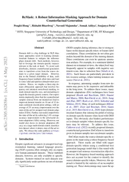 ReMask: A Robust Information-Masking Approach for Domain Counterfactual
  Generation