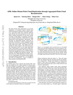 APR: Online Distant Point Cloud Registration Through Aggregated Point
  Cloud Reconstruction