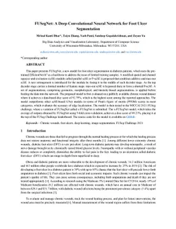 FUSegNet: A Deep Convolutional Neural Network for Foot Ulcer
  Segmentation