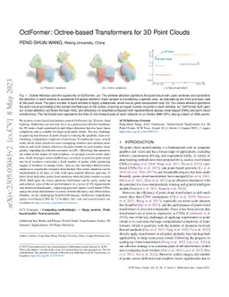 OctFormer: Octree-based Transformers for 3D Point Clouds