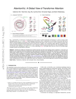 AttentionViz: A Global View of Transformer Attention