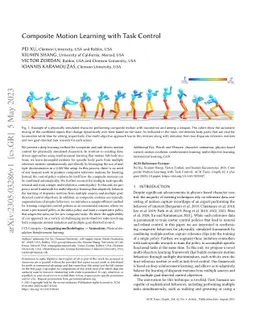 Composite Motion Learning with Task Control
