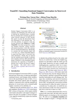 TransESC: Smoothing Emotional Support Conversation via Turn-Level State
  Transition