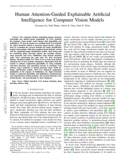 Human Attention-Guided Explainable Artificial Intelligence for Computer
  Vision Models