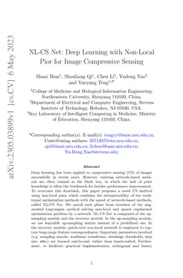 NL-CS Net: Deep Learning with Non-Local Prior for Image Compressive
  Sensing